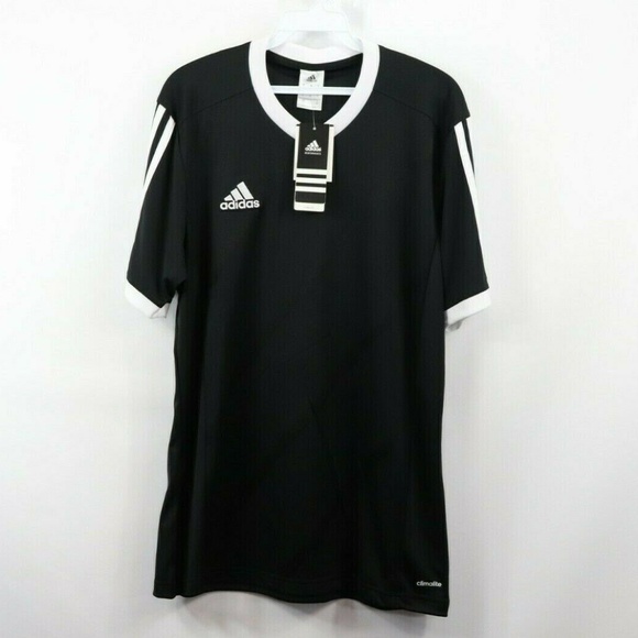 adidas black soccer jersey